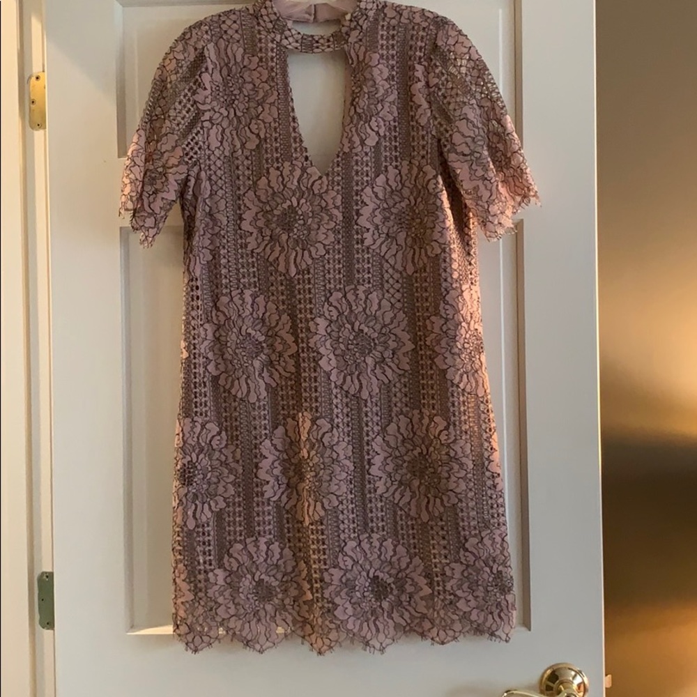 Pink socialite mod dress